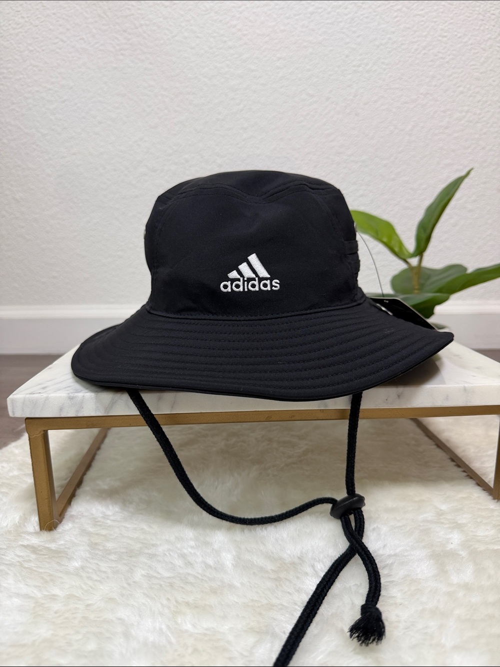 NWT Adidas Black Bucket Hat